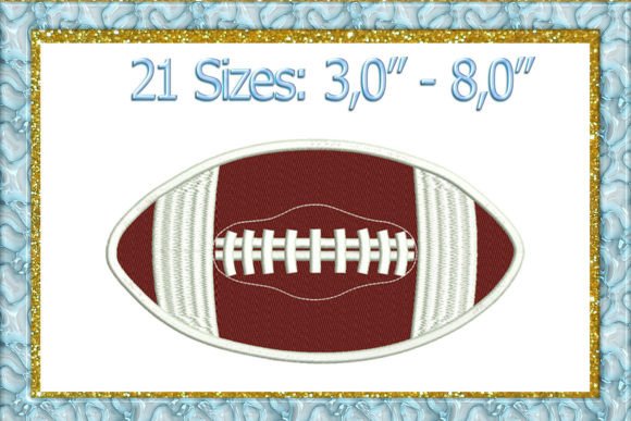 Football Embroidery Design