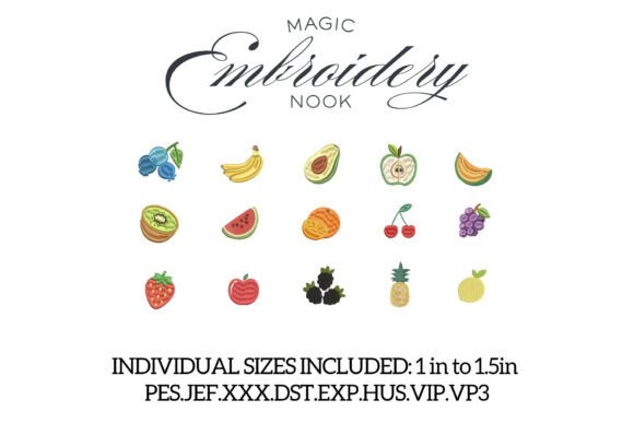 Mini Fruits Bundle X 16 Design
